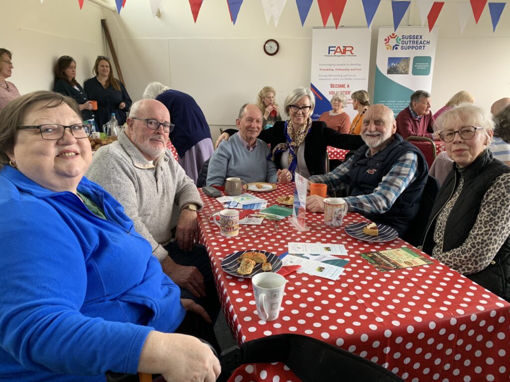 Some of our happy guests at Tilling, Tea and Cake