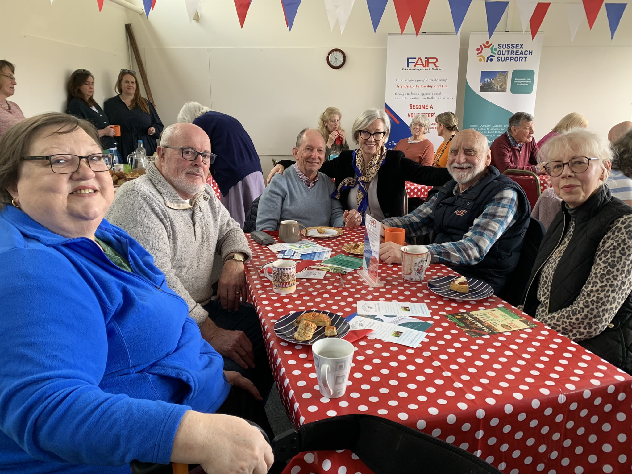 Some of our happy guests at Tilling, Tea and Cake